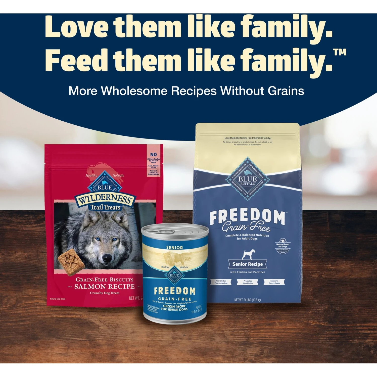 Blue Buffalo Freedom Senior Chicken Recipe Grain-Free Dry Dog Food 10 Blue Buffalo Freedom Senior Chicken Recipe Grain-Free Dry Dog Food - Image 8