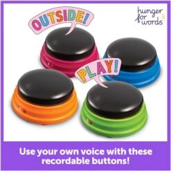Hunger For Words Talking Pet Button Mat Dog Toy & Hunger For Words Talking Pet Starter Set Dog Toy -Snuggle Paws 757726 PT2. AC SS1800 V1674051110