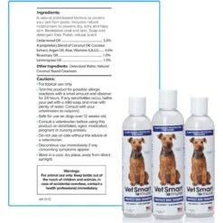 VetSmart Formulas Protect Dog Shampoo, 8-oz Bottle, 3 Count -Snuggle Paws 757886 PT4. AC SS1800 V1674168231