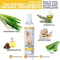 VetSmart Formulas Protect Home & Dog Spray, 8-oz Bottle -Snuggle Paws 757918 PT3. AC SS1800 V1674223540