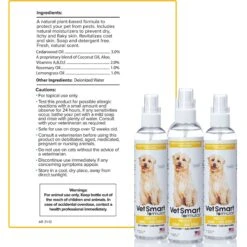 VetSmart Formulas Protect Home & Dog Spray, 8-oz Bottle -Snuggle Paws 757918 PT4. AC SS1800 V1674168320