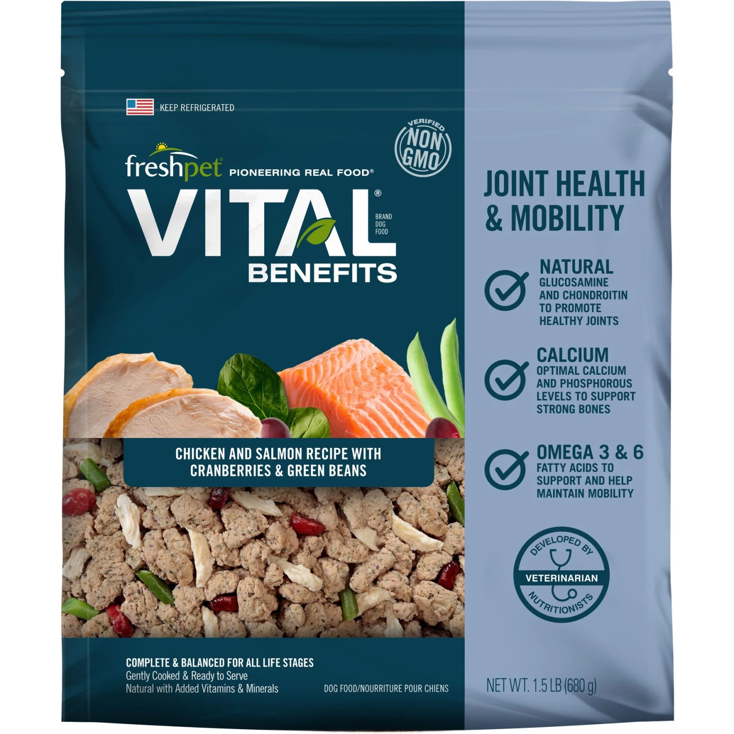 Freshpet Vital Benefits Joint Health & Mobility Fresh Dog Food 3 Freshpet Vital Benefits Joint Health & Mobility Fresh Dog Food