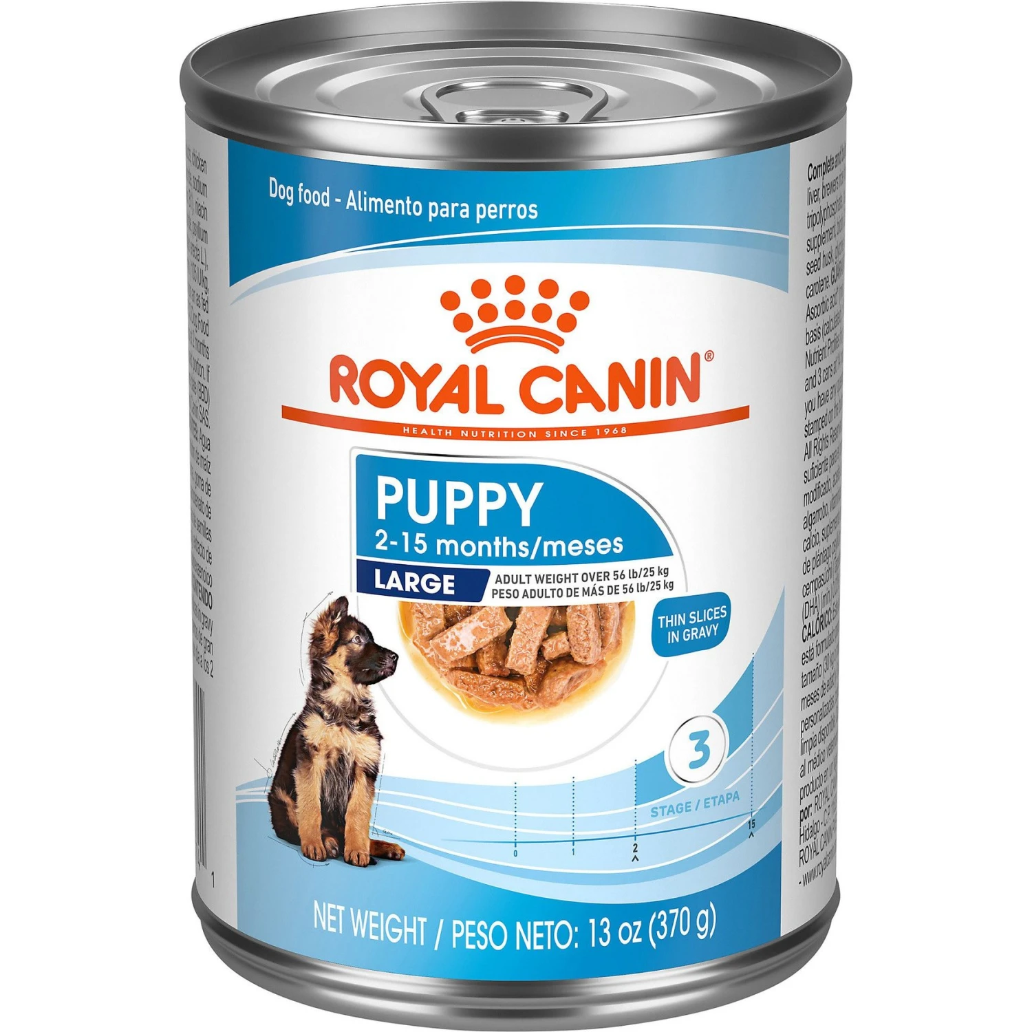 Royal Canin Size Health Nutrition Large Puppy Thin Slices In Gravy Wet Dog Food, 13-oz, Case Of 12 3 Royal Canin Size Health Nutrition Large Puppy Thin Slices In Gravy Wet Dog Food, 13-oz, Case Of 12