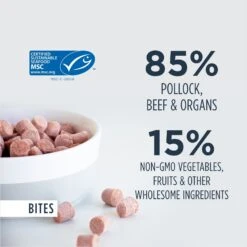 Instinct Frozen Raw Bites Grain-Free Wild-Caught Alaskan Pollock Recipe Fresh Dog Food, 5.4-lb Bag 12 Instinct Frozen Raw Bites Grain-Free Wild-Caught Alaskan Pollock Recipe Fresh Dog Food, 5.4-lb Bag -Snuggle Paws 767422 PT2. AC SS1800 V1675282787