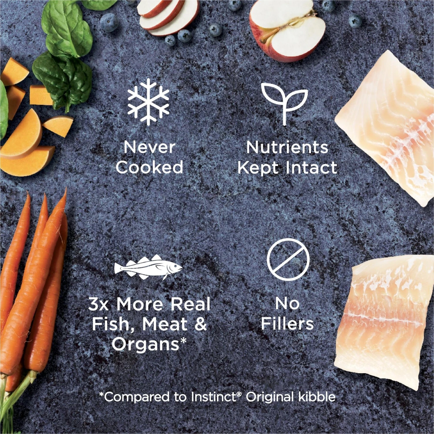 Instinct Frozen Raw Bites Grain-Free Wild-Caught Alaskan Pollock Recipe Fresh Dog Food, 5.4-lb Bag 6 Instinct Frozen Raw Bites Grain-Free Wild-Caught Alaskan Pollock Recipe Fresh Dog Food, 5.4-lb Bag - Image 4