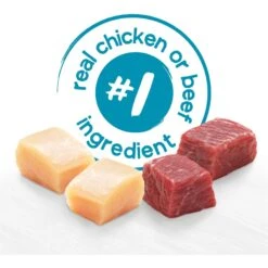 Purina Beneful IncrediBites Grilled Chicken & Filet Mignon Variety Pack Pate Small Wet Dog Food, 3.5-oz Tray, Case Of 12 -Snuggle Paws 768478 PT7. AC SS1800 V1700161607