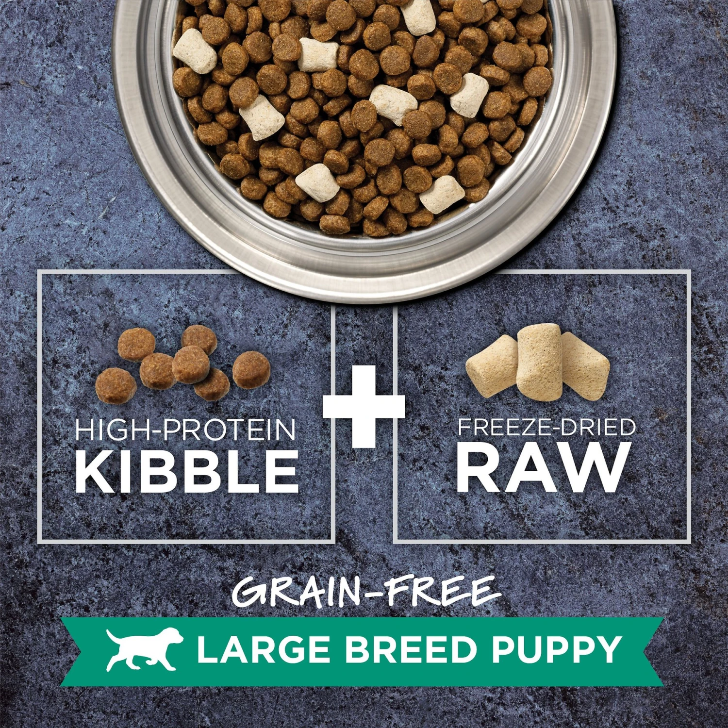 Instinct Raw Boost Large Breed Puppy Grain-Free Recipe With Real Chicken & Freeze-Dried Raw Pieces Dry Dog Food 4 Instinct Raw Boost Large Breed Puppy Grain-Free Recipe With Real Chicken & Freeze-Dried Raw Pieces Dry Dog Food - Image 2