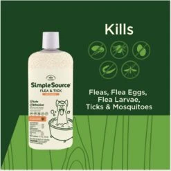 SimpleSource Flea & Tick Dog Shampoo -Snuggle Paws 770358 PT4. AC SS1800 V1677954569