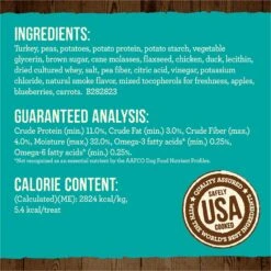 Merrick Power Bites Turducken Recipe Grain-Free Soft & Chewy Dog Treats 16 Merrick Power Bites Turducken Recipe Grain-Free Soft & Chewy Dog Treats -Snuggle Paws 77102 PT5. AC SS1800 V1644906391