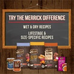 Merrick Power Bites Turducken Recipe Grain-Free Soft & Chewy Dog Treats 19 Merrick Power Bites Turducken Recipe Grain-Free Soft & Chewy Dog Treats -Snuggle Paws 77102 PT8. AC SS1800 V1508790196