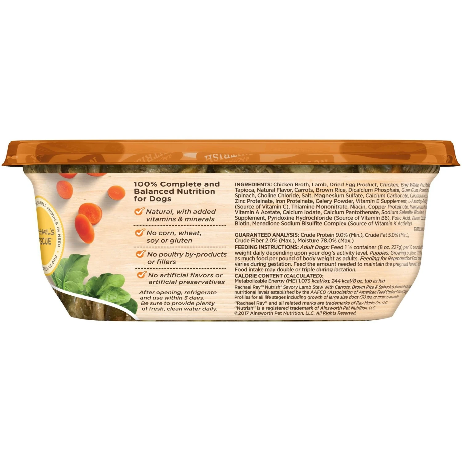 Rachael Ray Nutrish Natural Savory Lamb Stew Natural Wet Dog Food & Rachael Ray Nutrish Natural Chicken Paw Pie Natural Wet Dog Food 5 Rachael Ray Nutrish Natural Savory Lamb Stew Natural Wet Dog Food & Rachael Ray Nutrish Natural Chicken Paw Pie Natural Wet Dog Food - Image 3