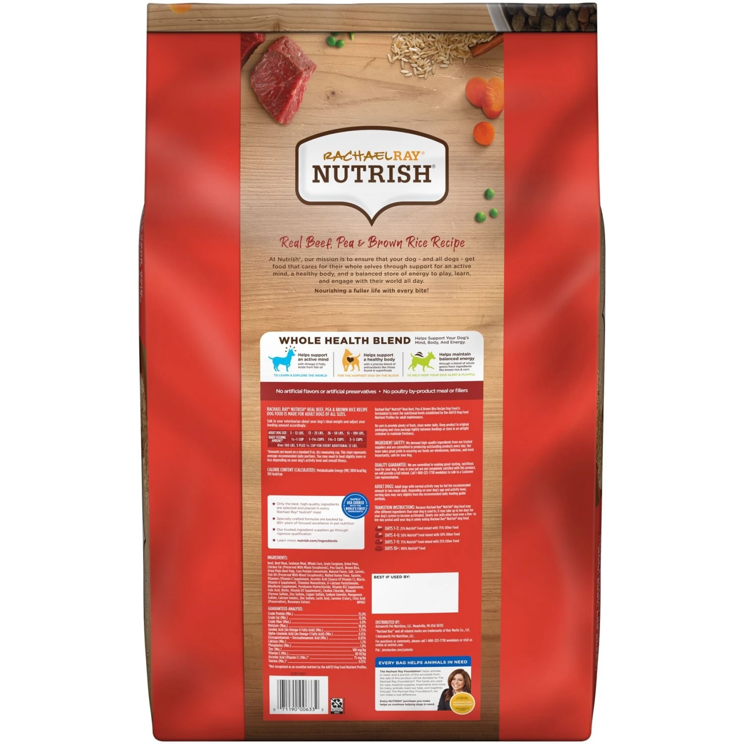 Rachael Ray Nutrish Real Beef, Pea, & Brown Rice Recipe Dry Dog Food & Rachael Ray Nutrish Natural Variety Pack Wet Dog Food 5 Rachael Ray Nutrish Real Beef, Pea, & Brown Rice Recipe Dry Dog Food & Rachael Ray Nutrish Natural Variety Pack Wet Dog Food - Image 3