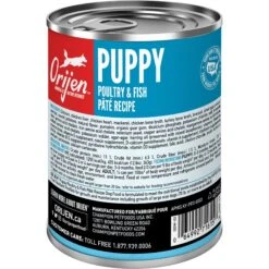 ORIJEN Puppy Recipe Poultry & Fish Pate Grain-Free Wet Dog Food & ORIJEN Puppy Grain-Free Dry Puppy Food -Snuggle Paws 774390 PT7. AC SS1800 V1684453104
