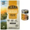 ACANA Premium Chunks Poultry Recipe In Bone Broth Grain-Free Wet Dog Food, 12.8-oz Can, Case Of 12 & ACANA Free-Run Poultry Recipe + Wholesome Grains Dry Dog Food -Snuggle Paws 774414 MAIN. AC SS1800 V1676903486