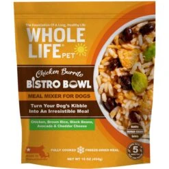 Whole Life Bistro Bowls Chicken Burrito Flavored Dog Food Topper, 16-oz Bag