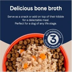 CANIDAE PURE Real Turkey & Rice Bone Broth Wet Dog Food Topper, 5.5-oz Box, Case Of 6 -Snuggle Paws 787142 PT3. AC SS1800 V1678722431
