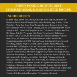 Blackwood Chicken Meal & Rice Recipe Puppy Growth Diet Dry Dog Food -Snuggle Paws 79176 PT4. AC SS1800 V1632336674