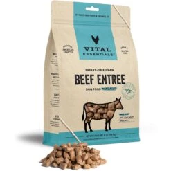 Vital Essentials Freeze-Dried Raw Beef Entree Mini Nibs Dog Food