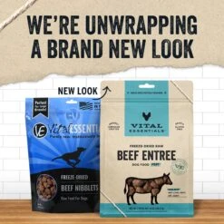 Vital Essentials Beef Nibs Entree Freeze-Dried Raw Dog Food -Snuggle Paws 793582 PT2. AC SS1800 V1680122820