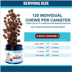 Texas Pet Company Flea Defender Soft Chews Dog Supplement, 120 Count -Snuggle Paws 793790 PT5. AC SS1800 V1680705709