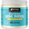 Raw Paws Grass-Fed Beef Bone Broth Powder Dog & Cat Food Topper, 6-oz Jar -Snuggle Paws 794654 MAIN. AC SS1800 V1677784927