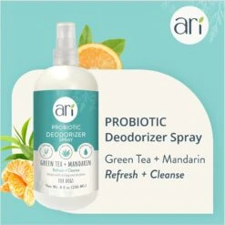 Health Extension ARI Probiotic Green Tea & Mandarin Dog Deodorizer Spray, 8-oz Bottle -Snuggle Paws 796022 PT4. AC SS1800 V1695235067