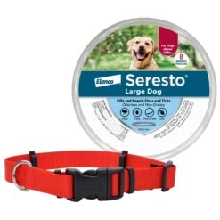 SecureAway Dog Flea Collar Protector & Seresto Flea & Tick Collar For Dogs, Over 18 Lbs