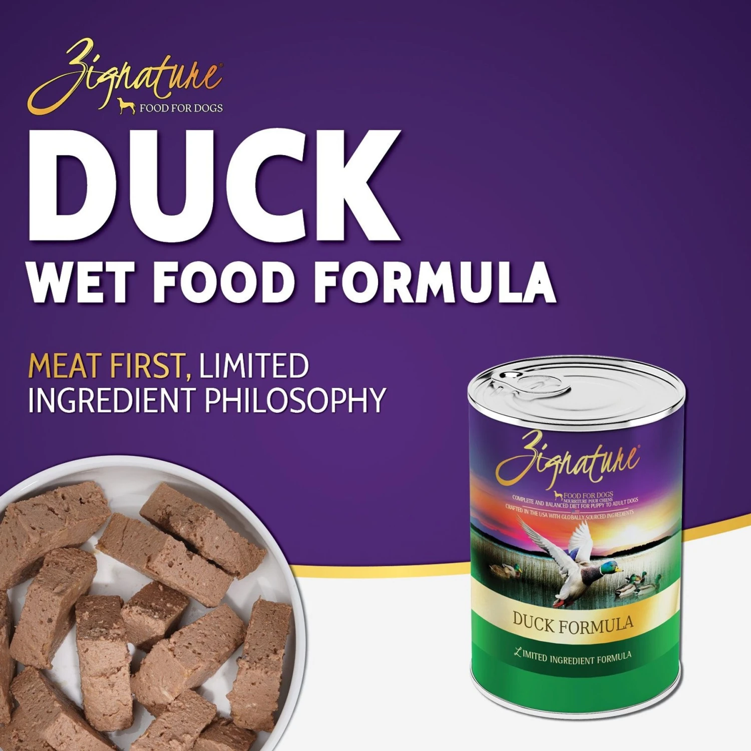 Zignature Duck Limited Ingredient Formula Canned Dog Food 5 Zignature Duck Limited Ingredient Formula Canned Dog Food - Image 3