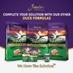 Zignature Duck Limited Ingredient Formula Canned Dog Food 17 Zignature Duck Limited Ingredient Formula Canned Dog Food -Snuggle Paws 80250 PT6. AC SS1800 V1582063674