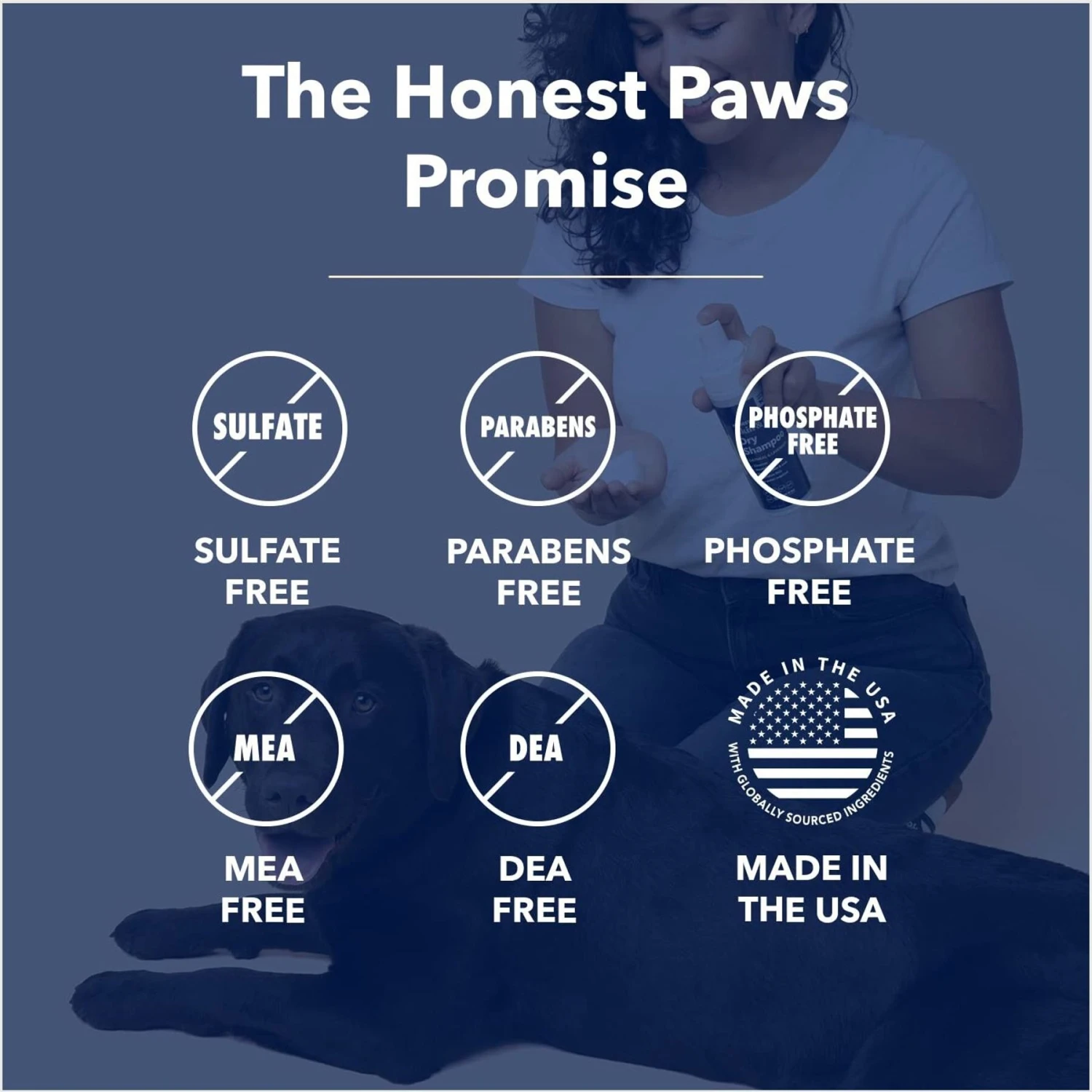 Honest Paws Hydrating Skin & Coat Waterless Dog Shampoo, 6.3-oz Bottle 10 Honest Paws Hydrating Skin & Coat Waterless Dog Shampoo, 6.3-oz Bottle - Image 8
