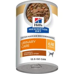 Hill's Prescription Diet C/d Multicare Urinary Care Chicken & Vegetable Stew Canned Dog Food