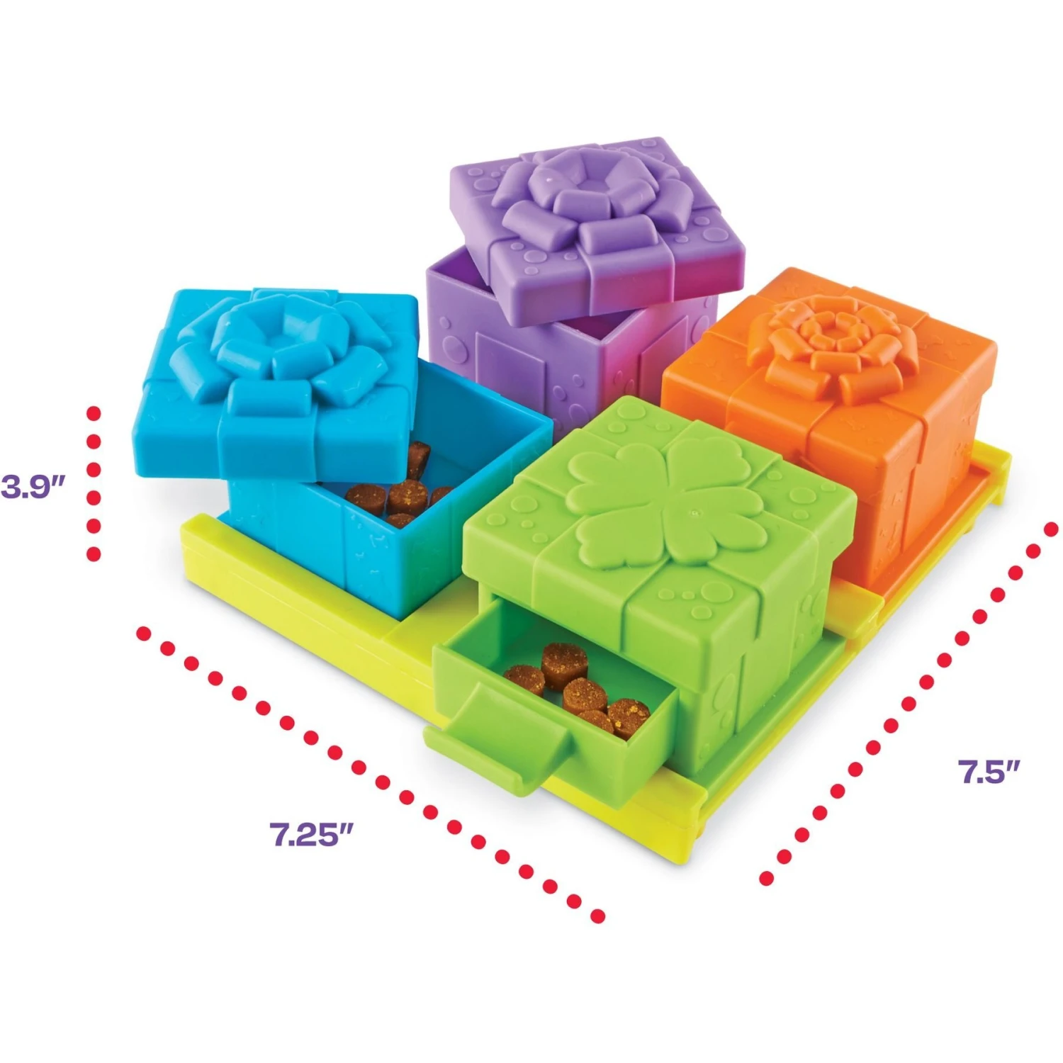 Brightkins Surprise Party! Puzzle Treat Dog Toy 4 Brightkins Surprise Party! Puzzle Treat Dog Toy - Image 2