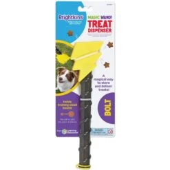 Brightkins Magic Wand! Bolt Treat Dispensing Dog Toy -Snuggle Paws 805470 PT5. AC SS1800 V1682450451