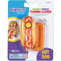 Brightkins Smarty Pooch Hot Dog Dog Training Clicker 12 Brightkins Smarty Pooch Hot Dog Dog Training Clicker -Snuggle Paws 805502 PT4. AC SS1800 V1682450366