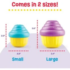 Brightkins Cupcake Treat Dispensing Dog Toy, Large -Snuggle Paws 805534 PT4. AC SS1800 V1682450392