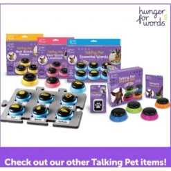 Hunger For Words Talking Pet Doorbell Dog Toy -Snuggle Paws 805598 PT4. AC SS1800 V1684347962