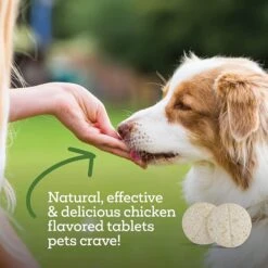 TevraPet Naturals Oral Flea & Tick Chew Supplement For Dogs & Cats, 120 Count -Snuggle Paws 812606 PT7. AC SS1800 V1683136268