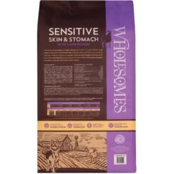 Wholesomes Sensitive Skin & Stomach With Lamb Protein Dry Dog Food, 30-lb Bag & Wholesomes Sensitive Skin & Stomach With Salmon Protein Dry Dog Food, 30-lb Bag -Snuggle Paws 823030 PT2. AC SS1800 V1680790166