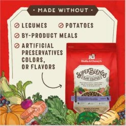 Stella & Chewy's SuperBlends Raw Coated Wholesome Grains Puppy Cage-Free Chicken & Wild-Caught Salmon Recipe With Superfoods Dry Dog Food -Snuggle Paws 825822 PT2. AC SS1800 V1683566320