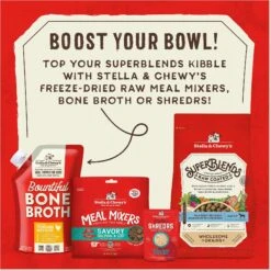 Stella & Chewy's SuperBlends Raw Coated Wholesome Grains Wild-Caught Whitefish & Salmon Recipe With Superfoods Dry Dog Food -Snuggle Paws 825878 PT4. AC SS1800 V1683566387