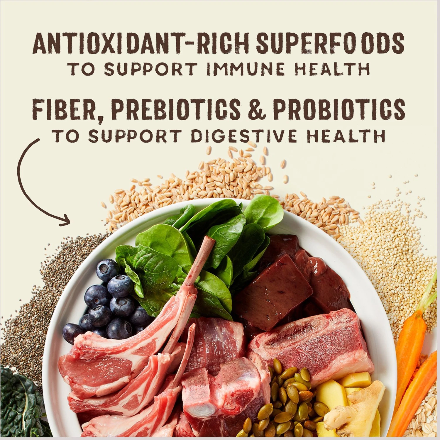 Stella & Chewy's SuperBlends Raw Coated Wholesome Grains Grass-Fed Beef, Beef Liver & Lamb Recipe With Superfoods Dry Dog Food 9 Stella & Chewy's SuperBlends Raw Coated Wholesome Grains Grass-Fed Beef, Beef Liver & Lamb Recipe With Superfoods Dry Dog Food - Image 7