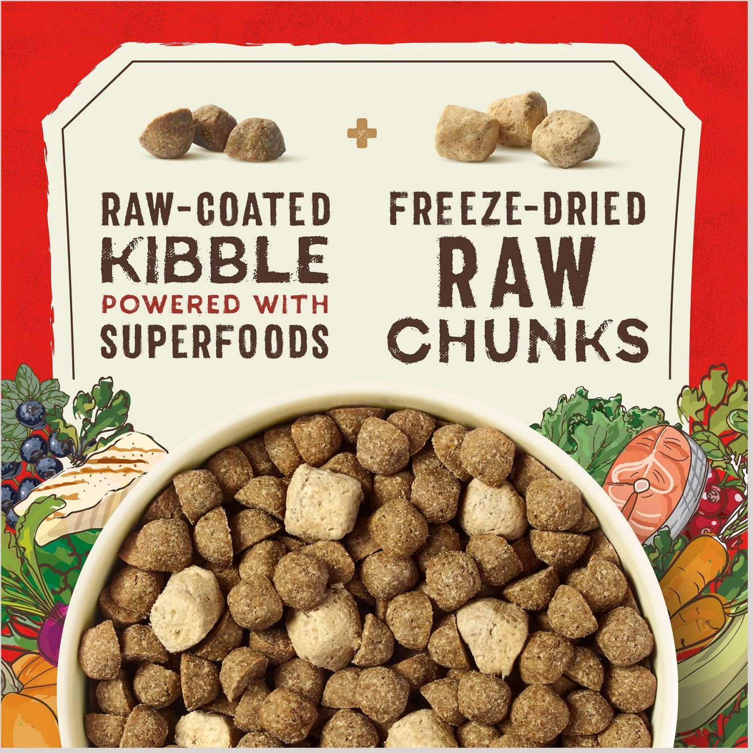 Stella & Chewy's SuperBlends Raw Blend Wholesome Grains Wild-Caught Whitefish & Salmon Recipe With Superfoods Dry Dog Food 4 Stella & Chewy's SuperBlends Raw Blend Wholesome Grains Wild-Caught Whitefish & Salmon Recipe With Superfoods Dry Dog Food - Image 2