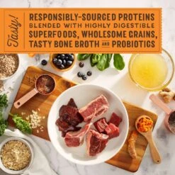 Stella & Chewy's SuperBlends Raw Blend Wholesome Grains Grass-Fed Beef, Beef Liver & Lamb Recipe With Superfoods Dry Dog Food -Snuggle Paws 825990 PT2. AC SS1800 V1683553420