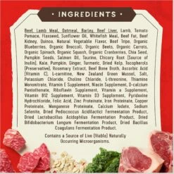 Stella & Chewy's SuperBlends Raw Blend Wholesome Grains Grass-Fed Beef, Beef Liver & Lamb Recipe With Superfoods Dry Dog Food -Snuggle Paws 825990 PT7. AC SS1800 V1683566316
