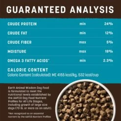 Earth Animal Wisdom Air-Dried From The Sea Recipe Premium Natural Dog Food, 8-lb Bag -Snuggle Paws 836054 PT4. AC SS1800 V1684335266