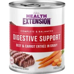 Health Extension Digestive Support Variety Pack -Chicken, Beef & Turkey Dog Food, 9-oz Can, Case Of 6 -Snuggle Paws 837646 PT3. AC SS1800 V1681756848