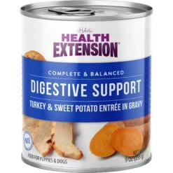 Health Extension Digestive Support Variety Pack -Chicken, Beef & Turkey Dog Food, 9-oz Can, Case Of 6 -Snuggle Paws 837646 PT5. AC SS1800 V1681756895