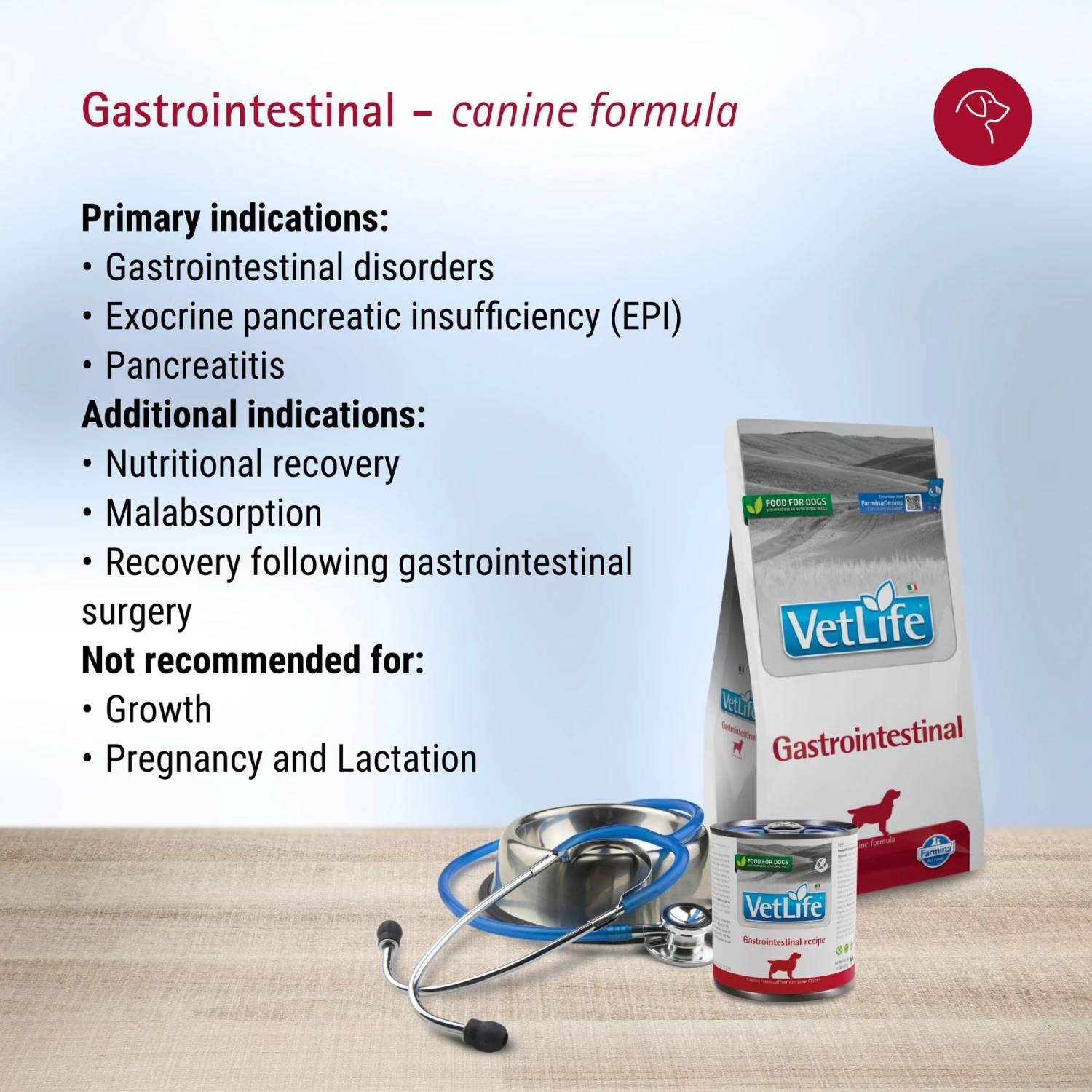 Farmina Vet Life Gastrointestinal Canine Dry Dog Food 5 Farmina Vet Life Gastrointestinal Canine Dry Dog Food - Image 3