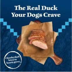Blue Buffalo Wilderness Trail Toppers Wild Cuts Chunky Duck Bites In Hearty Gravy Grain-Free Dog Food Topper -Snuggle Paws 84134 PT2. AC SS1800 V1646796988