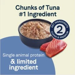 CANIDAE PURE Petite Protein Chunks Of Real Tuna Recipe In Gravy Dog Food Topper, 8.4-oz Box -Snuggle Paws 843094 PT3. AC SS1800 V1683043246